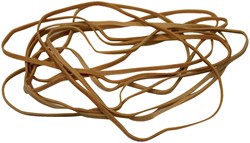 Elastiek Standard 24 150x1.5mm 50gr 85st bruin 50 Gram
