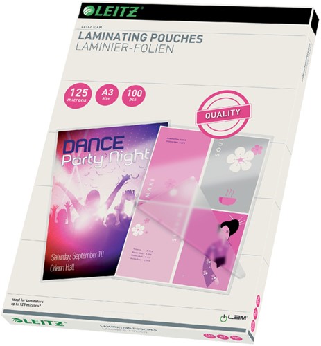 Lamineerhoes Leitz iLAM A3 2x125micron 100 Stuk