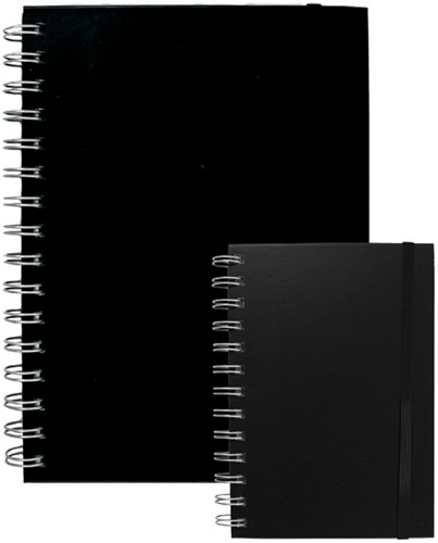Notitieboek Quantore A6 sp lijn 192pg 80gr zwart 1 Stuk-3