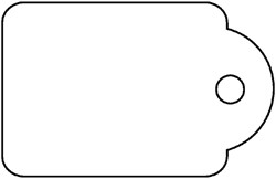 Label Apli karton nr 390 22x35mm wit 500st 500 Stuk