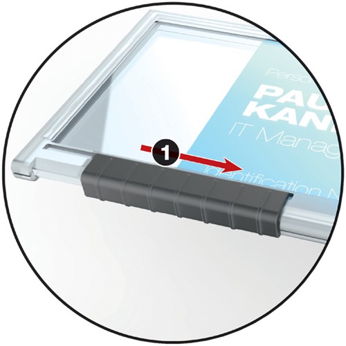 Badge Durable 8922 Pushbox mono 10 stuks 10 Stuk-2