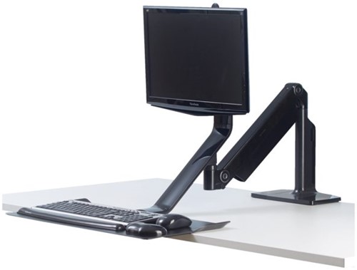 EXTEND FELLOWES WERKPLEK ZIT-STA ENKEL ZWART 1 STUK