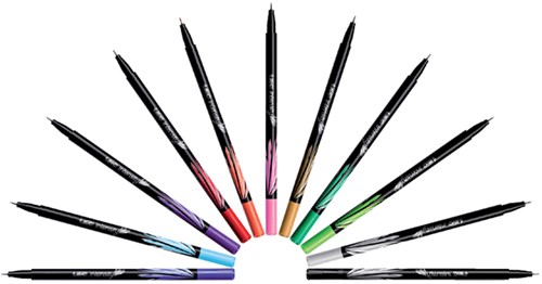 Fineliner Bic Intensity F rood 1 Stuk-2