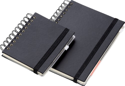 Notitieboek Quantore A6 sp lijn 192pg 80gr zwart 1 Stuk-2