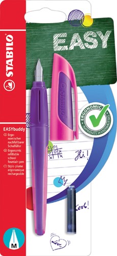 Vulpen STABILO Easybuddy M paars/magenta 1 Stuk