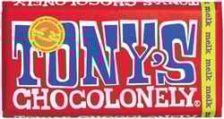 Chocolade Tony Chocolonely melk reep 180gr 180 Gram