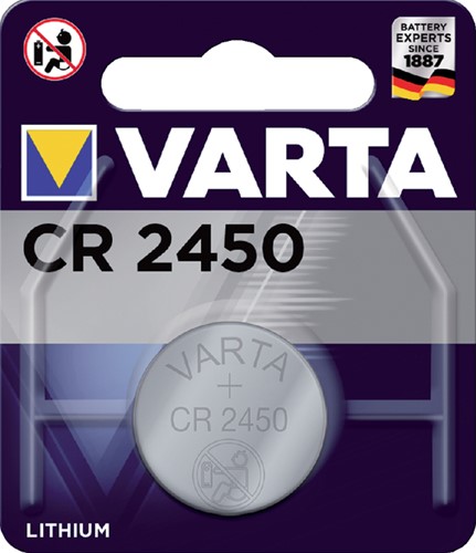 BATTERIJ VARTA CR2450 LITHIUM 1ST