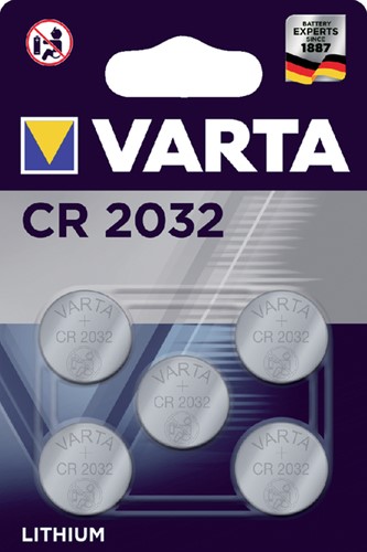 BATTERIJ VARTA CR2032 3V LITHIUM 5ST