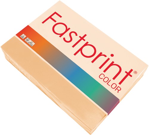 Kopieerpapier Fastprint A4 160gr zalm 250 Vel