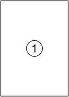 Etiket Quantore 210x297mm 100st 100 Vel