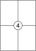 Etiket Quantore 105x148mm 60st 15 Vel