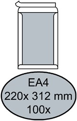Envelop Quantore bordrug EA4 220x312 zk 120gr wt 100 Stuk
