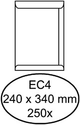 Envelop Quantore akte EC4 240x340 120gr wt 250 Stuk