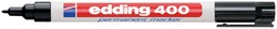Viltstift edding 400 rond 1mm zwart 1 Stuk