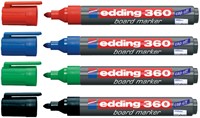 Whiteboardmarker edding 360 rond 1.5-3mm rood 1 Stuk-2