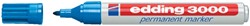 Viltstift edding 3000 rond 1.5-3mm lichtblauw 1 Stuk