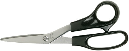 Schaar Quantore 190mm +plastic handvat zwart 1 Stuk