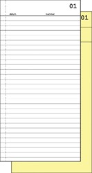 Commissieboek Expres SI-30020 210x105mm 50x2vel 1 Stuk