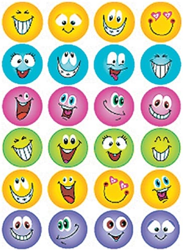 Etiket HERMA 6818 smiley glitter folie 1 Vel