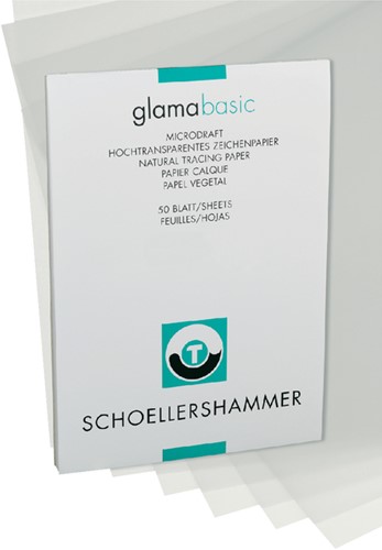 Ontwerpblok Schoellershammer A4 90 95gr tr 50v 50 Vel