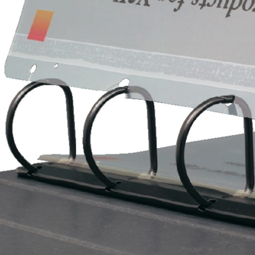 Opbergstrip Djois filestrip A4 2/4rings tr 50st 50 Stuk-2