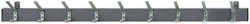 Wandprofiel 9 dubbele haken 138cm zwart 1 Stuk