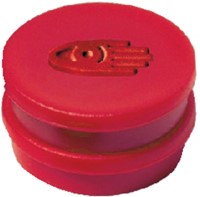 Magneet Legamaster 30mm 850gr rood 10 stuks 10 Stuk