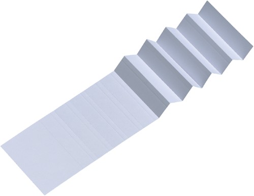 Ruiterstrook Esselte classic 50mm wit 10 Stuk