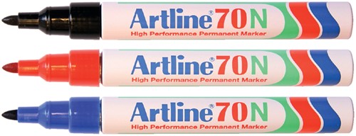 Viltstift Artline 70 rond 1.5mm blauw 1 Stuk-2