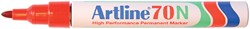 Viltstift Artline 70 rond 1.5mm rood 1 Stuk