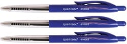 Balpen Quantore drukknop blauw 1 Stuk