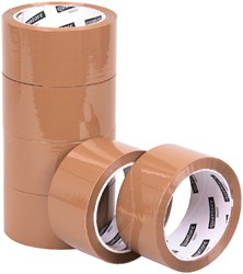 VERPAKKINGSTAPE QUANTORE 50MMX60M PP NO NOISE BR  6 ROL