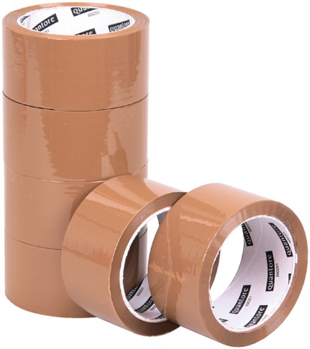 VERPAKKINGSTAPE QUANTORE 50MMX60M PP NO NOISE BR  6 ROL