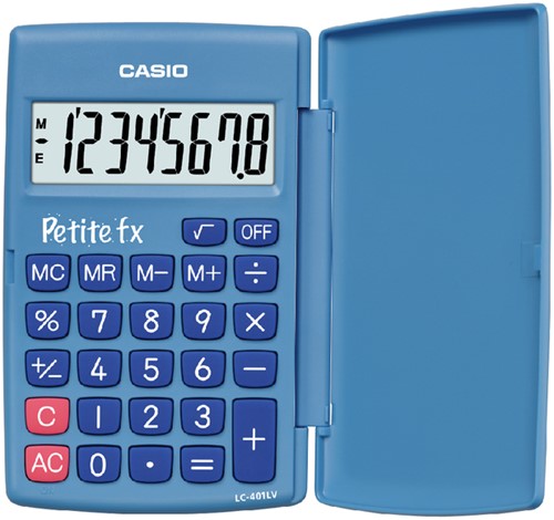 Rekenmachine Casio basisschool blauw 1 Stuk