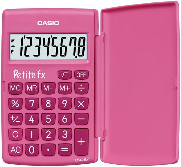 REKENMACHINE CASIO BASISSCHOOL ROZE 1 Stuk Civo B.V.