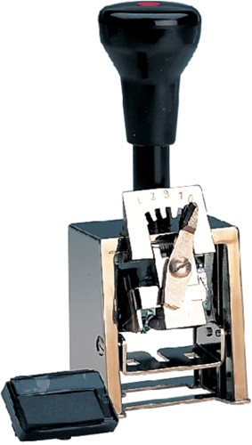 NUMEROTEUR REINER B2 13043 METAAL 6 RADEER 5.5MM 1 Stuk