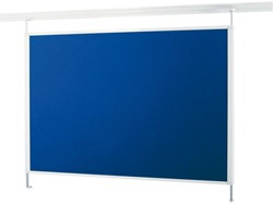PRIKBORD LEGA TEXTIEL DYNAMIC 100X150CM BLAUW 1 STUK
