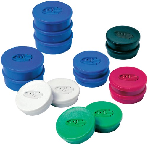 Magneet Legamaster 30mm 850gr zwart 10 stuks 10 Stuk-2