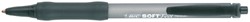 Balpen Bic soft feel clic M zwart 1 Stuk