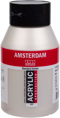 Amsterdam acryl 1000 ml 800 zilver 1 Stuk