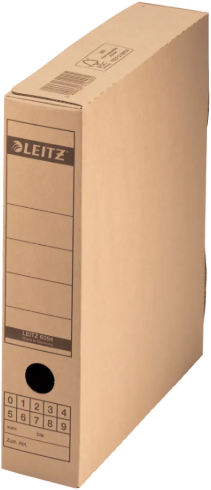 Leitz archiefdoos 4586 7x32,5x26,5cm bruin  10 Stuk
