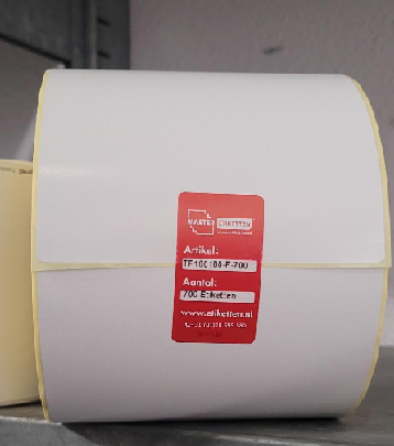 Banden-etiketten 100x100mm  Rol 700 