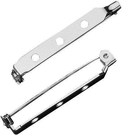 BROCHESPELDJES ZILVER 25MM 10 STUKS