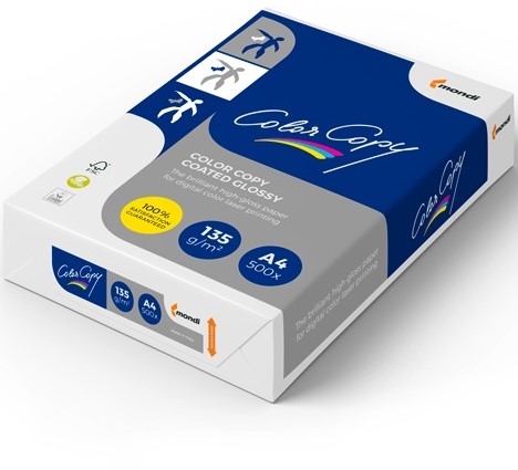 LASERPAPIER COLOR COPY GLOSS COATED SRA3 170GR WIT 250 VEL