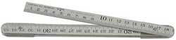Schuik duimstok aluminium blank 2 meter 10 ledig 1 Stuk