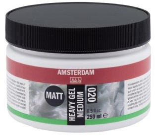 AMSTERDAM HEAVY GEL MEDIUM MAT 250 ML. 1 Stuk