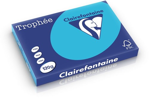 Kopieerpapier Rainbow A3 120 grs Intensief Blauw 250 vel
