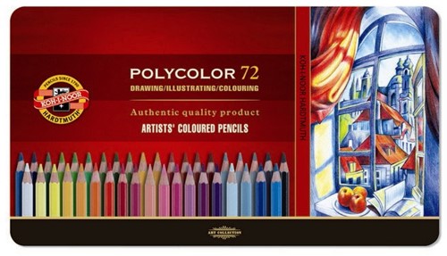 KOH-I-NOOR POLYCOLOR KLEURPOTLODEN 72 STUKS  1 Stuk