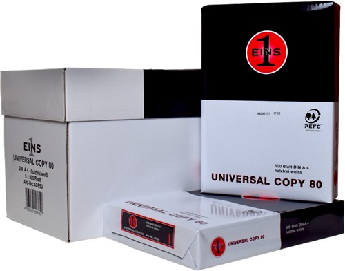 KOPIEERPAPIER UNIVERSAL COPY A4 80GRS WIT 500 Vel