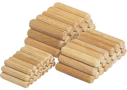 LANGHOUTDEUVELS 6MM X30MM 50 STUKS  1 Zakje